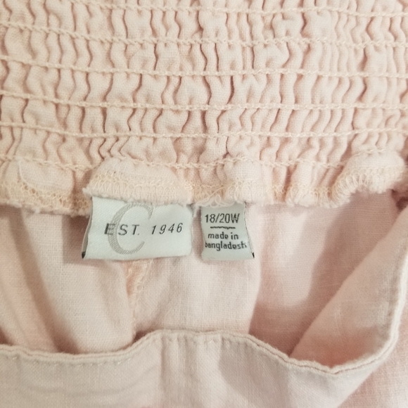 31. Plus - Est. 1946 Linen wide leg pant - Picture 4 of 7